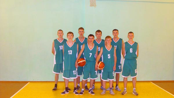 Команда Скидельского ГСПЛ по баскетболу